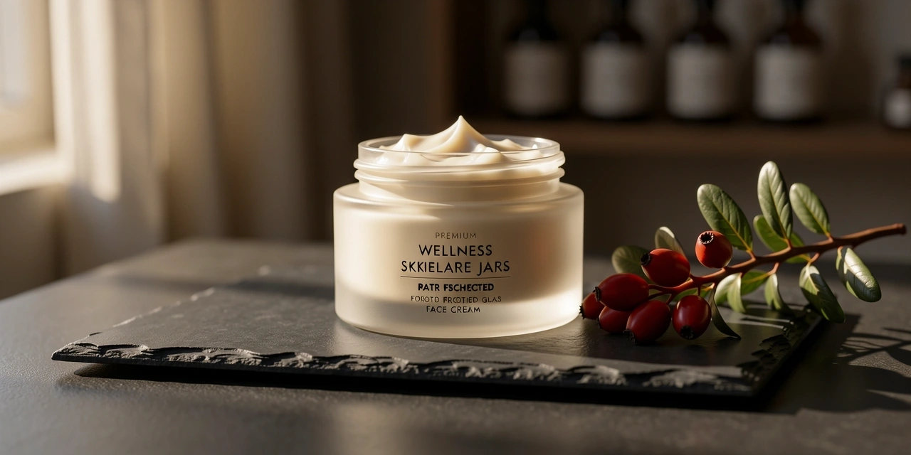 Botanical face cream visualization